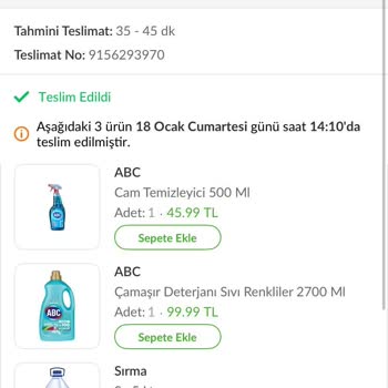 ABC Sıvı Deterjan Kıyafetlerimde Leke Ve Renk Bozulmasına Sebep Oldu