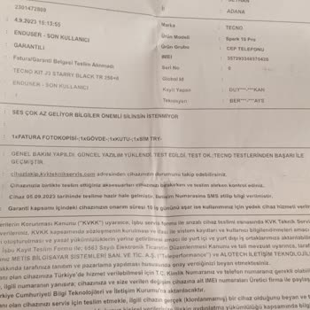 Tecno Spark 10 Pro'da Sürekli Devam Eden Ses Problemi