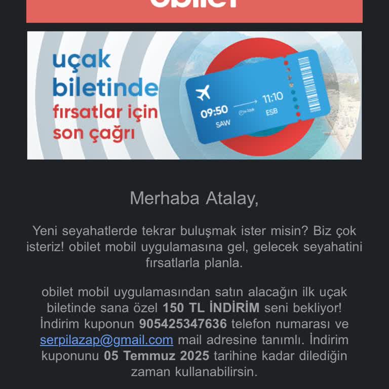 Başkasının Bilgileriyle Hatalı Mail Gönderimi Sorunu