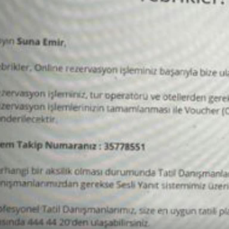 Yanlış Tarihli Rezervasyon Ve İade Sorunu Nedeniyle Mağduriyet