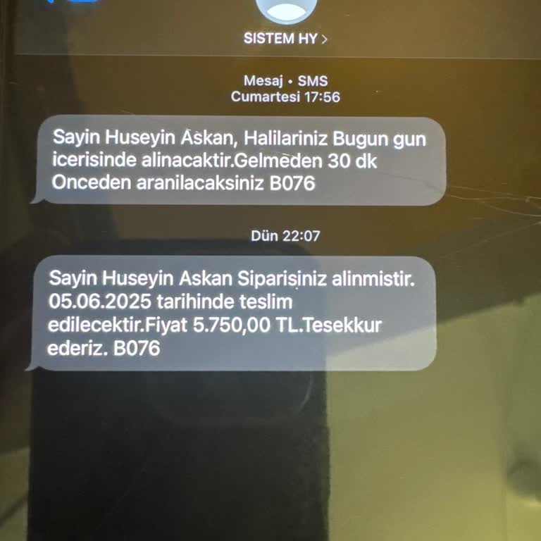 Fiyat Bilgisi Verilmeden Halı Yıkama Hizmeti Ve Sürpriz Ücret Talebi