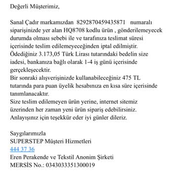 Sebepsiz Sipariş İptali Ve Tüketici Haklarına Aykırı Uygulama