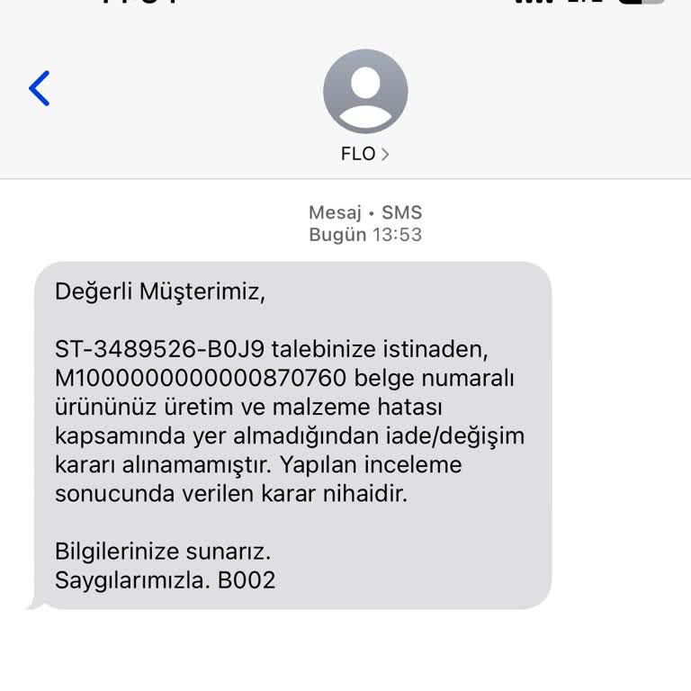 FLO'dan Alınan Fenerbahçe Lisanslı Çocuk Ayakkabısında Renk Değişimi Ve Yetersiz Müşteri Hizmeti