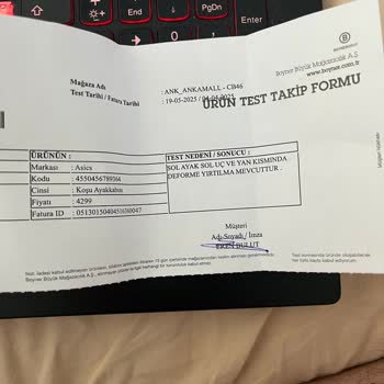 1 Ayda Yırtılan Ayakkabıya Red Cevabı: Asics Hayal Kırıklığı