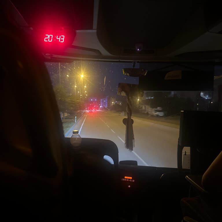 Geç Gelen Otobüs Ve Şoförün Sürüş Güvenliği Konusundaki Endişelerim