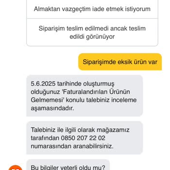Migros Hemen Uygulamasında Geç Ve Eksik Teslimat Sorunu
