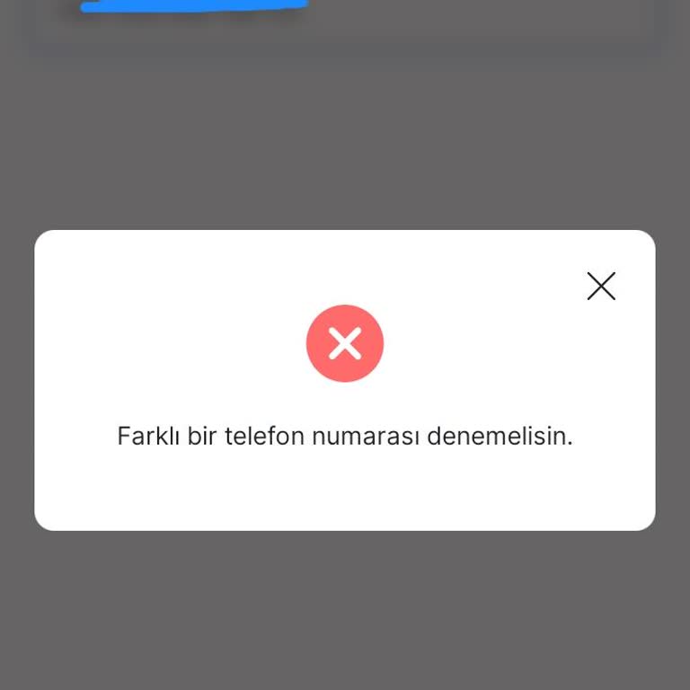 Aktif Numaramla Iyzico Hesabı Açamıyorum, Hata Alıyorum