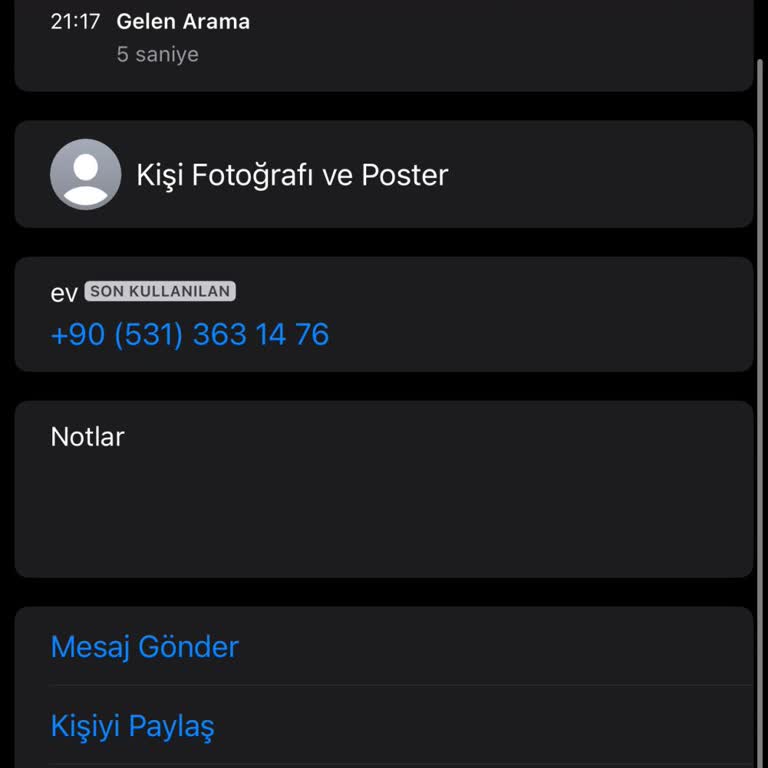 Bilinmeyen Numaradan Gelen Şüpheli Arama Ve Rahatsızlık