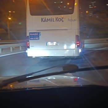 Kamil Koç Şoförlerinin Tehlikeli Sürüş Davranışları Hakkında Şikayet