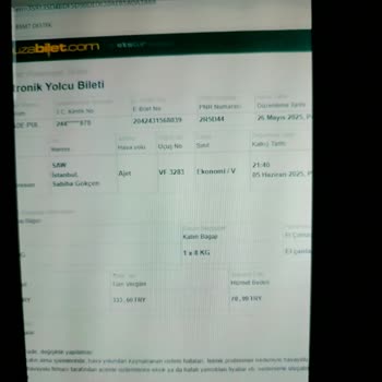 Ajet Ve Ucuzabilet.com Hatalı İsim Girişi Nedeniyle Uçağa Alınmama Ve Mağduriyet