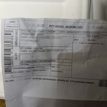 Eksik Gönderilen Köpek Maması Ve İlgisiz Satıcı