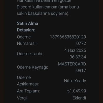Discord Nitro Aboneliği İptali Sonrası Para İadesi Sorunu