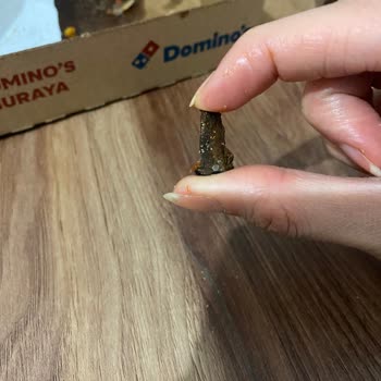 Dominos Pizzada Dev Zeytin Çekirdeğiyle Karşılaştım Dişimi Kırıyordum