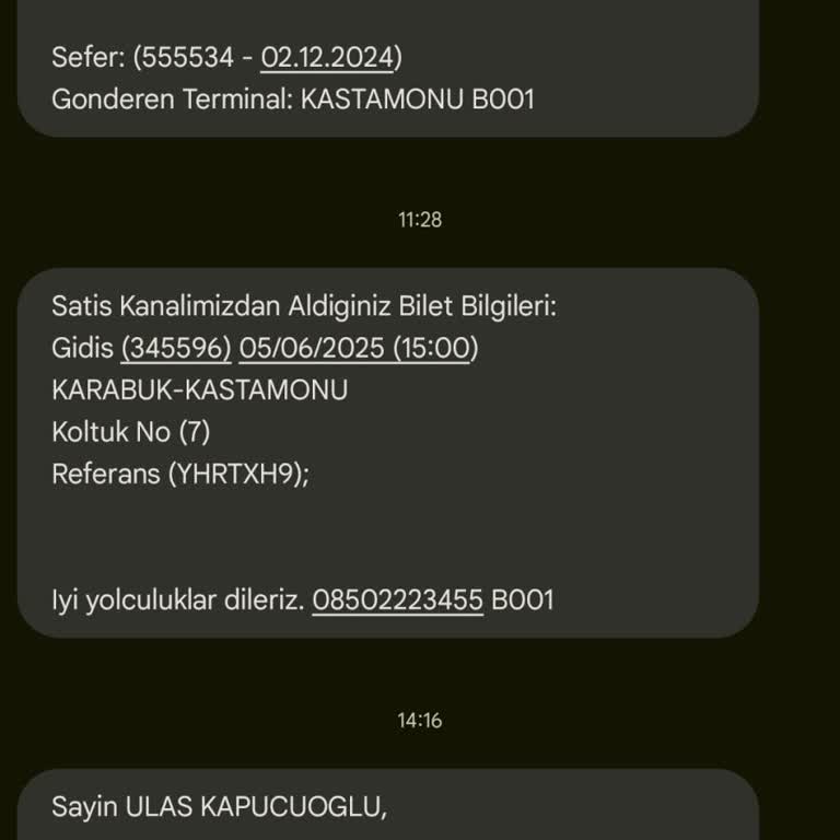 Obilet Üzerinden Aldığım Metro Turizm Bileti İptal Edilmedi, Param İade Edilmedi