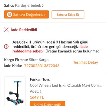 Aldığım Scooter İki Günde Kırıldı Muhatap Bulamadım