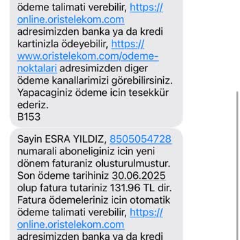 Bilgim Dışında Yapılan Abonelikten Fatura Geldi