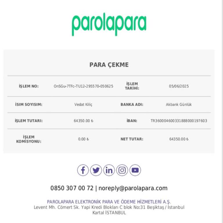 Onaylanan Para Çekimim Hesabıma Yatmadı