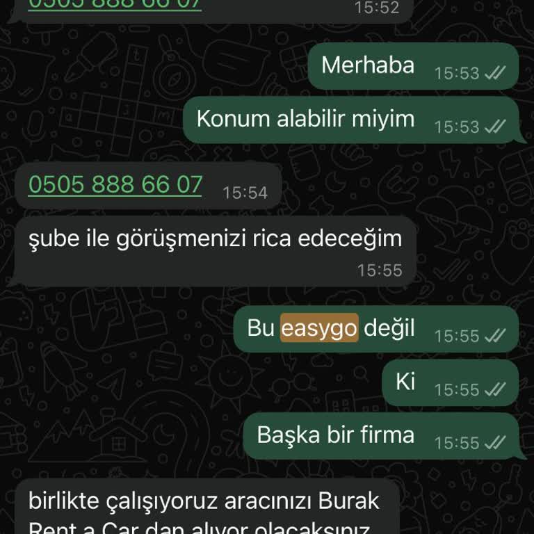 Aracı Kiralama Sürecinde Güven Sorunu Ve Yetersiz Bilgilendirme