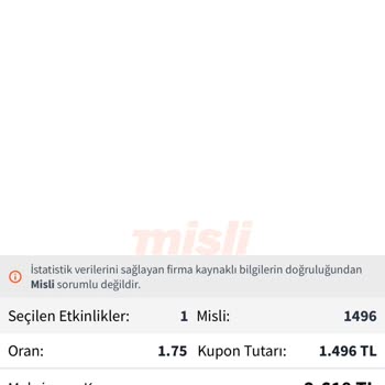 Ofsayt Sayısı Doğru Olmasına Rağmen Kuponum Kaybetti Olarak Gösterildi