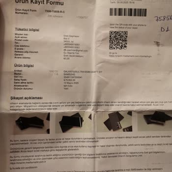 Satın Aldığım Samsung Galaxy S25 Ultra Cihazda Cızırtı Ve Bağlantı Sorunları, Değişim Veya İade Talebim Karşılanmıyor