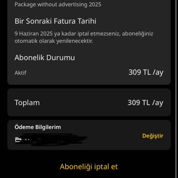 Deneme Üyeliği İptalinde Yaşanan Sorun Ve Kullanıcı Memnuniyetsizliği