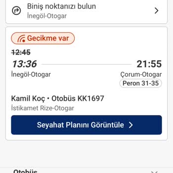 Otobüs Seferinde Rötar Ve Yetersiz Bekleme Süresi Nedeniyle Mağduriyet