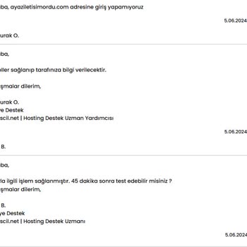 İsimtescil.net'te Sürekli Kesintiler Ve Destek Sorunları