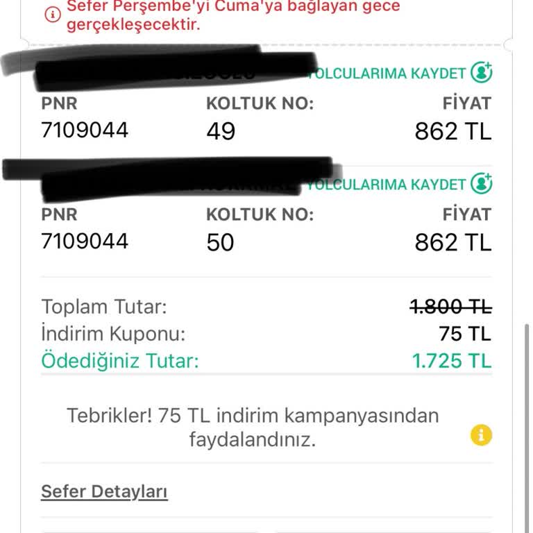 Gece Yolculuğunda Klimasız Ve Yetersiz Hizmet