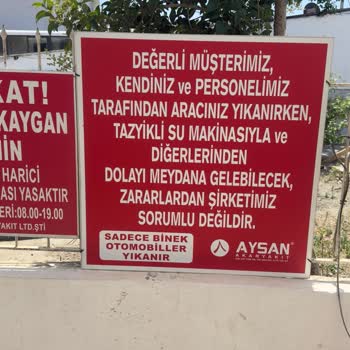 Jetonla Araç Yıkamada Kısa Süre Ve Yetersiz Hizmet