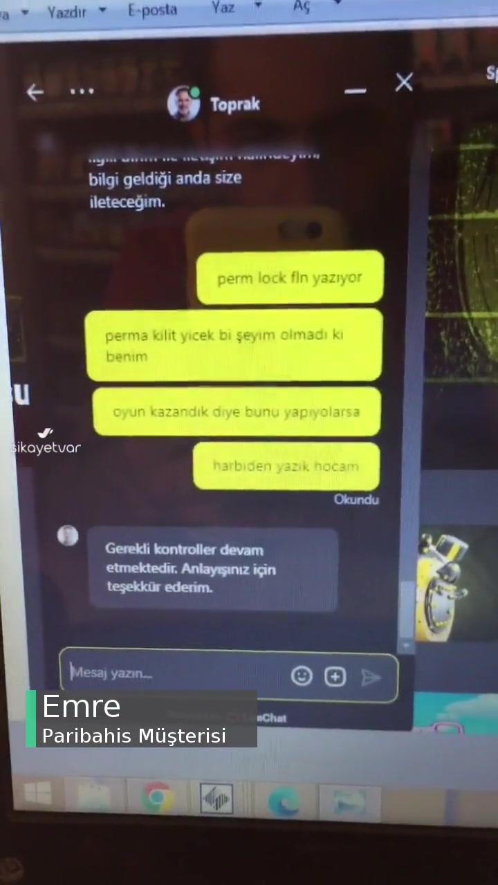 Paribahis Hesaptaki Bakiyeye El Koydu! videonun kapak resmi