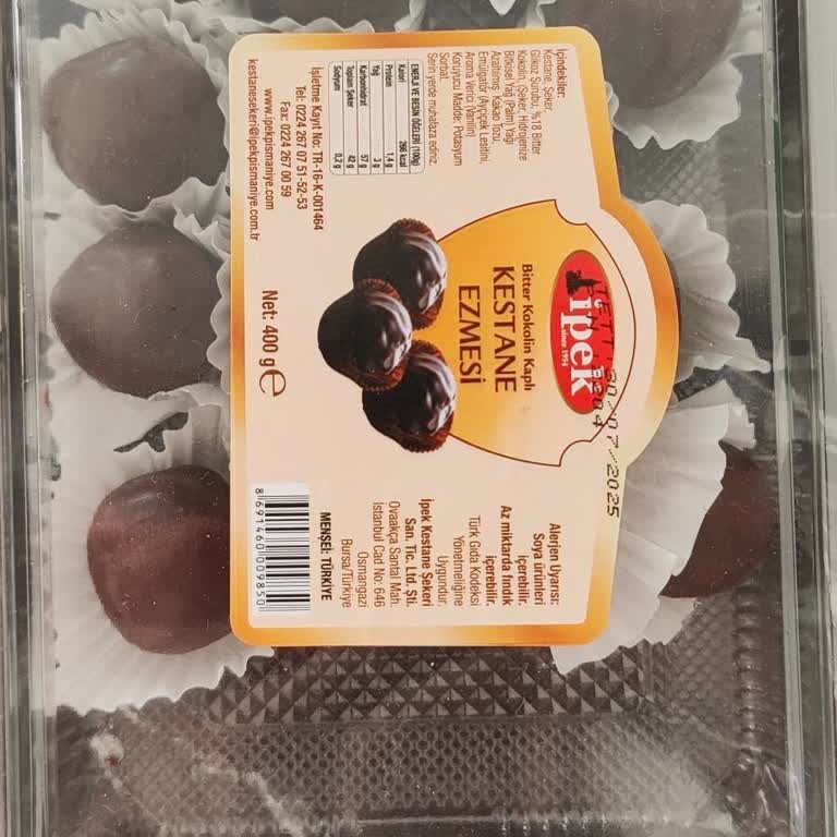 Bitter Kaplı Kestane Şekeri Ürün Deneyimi