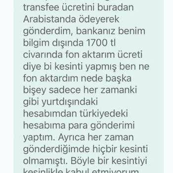 Kuveyt Türk'ten Haberim Olmadan Yüksek Kesinti Ve Yetersiz Müşteri Hizmeti