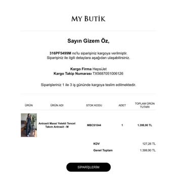 Siparişim Kargoya Verilmedi, Ürün Elime Ulaşmadı