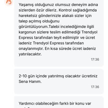Kargom Kayboldu, Trendyol Para İadesi Ve Çözümde Yardımcı Olmuyor