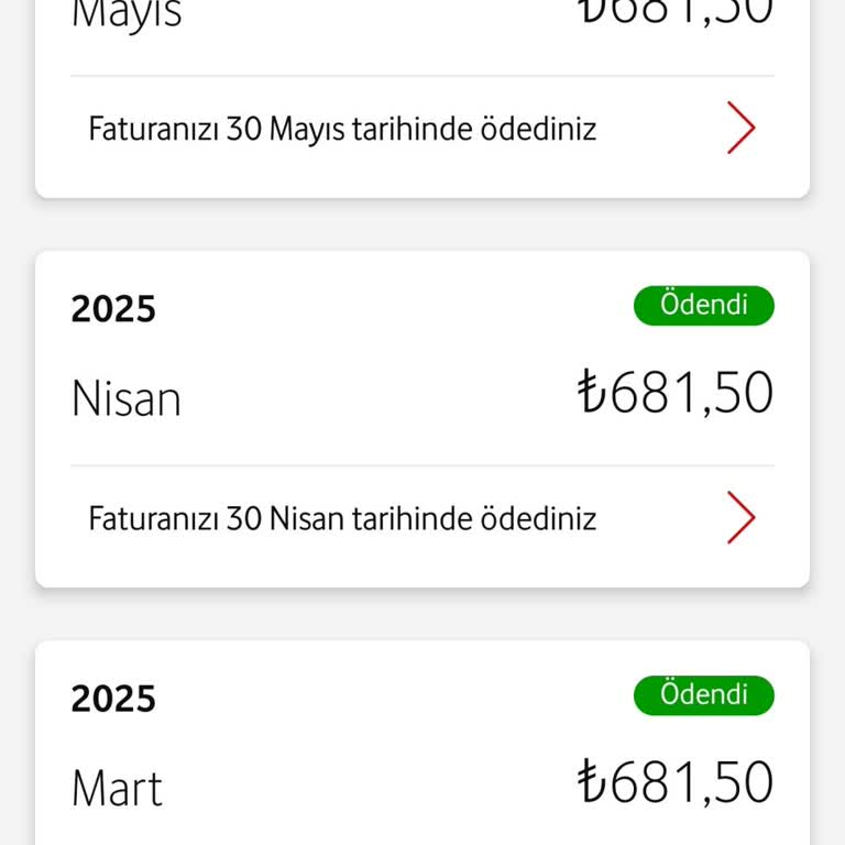 Yıllardır Abone Olduğum Vodafone'da Yüksek Paket Ücretlerinden Şikayetçiyim