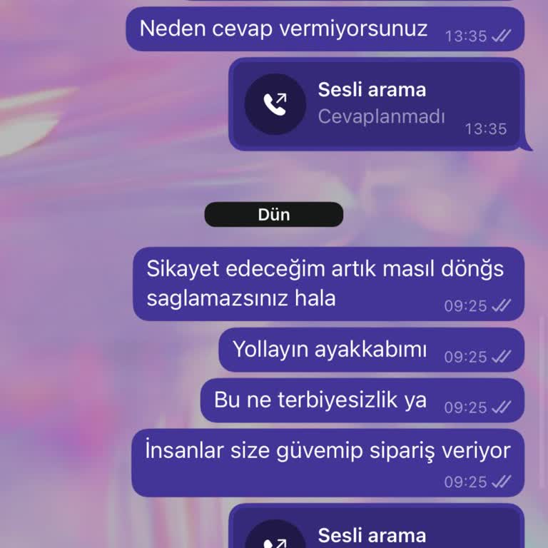 Değişim Talebime Cevap Verilmedi İletişim Sağlanmıyor