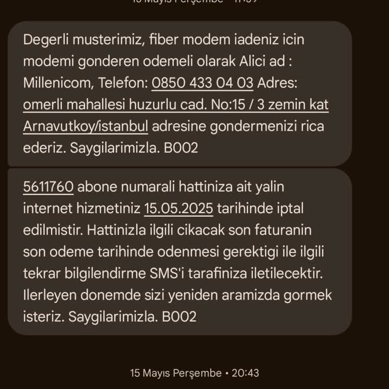 Kurulum Ve İptal Sürecinde Haksız Ücretlendirme Mağduriyeti