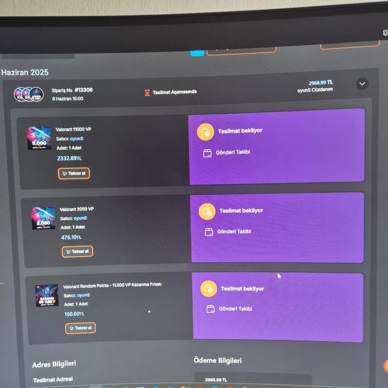 Satın Aldığım VP Kodları Bir Saatte Teslim Edilmedi
