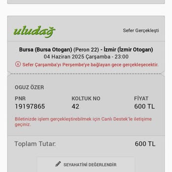 Otobüs Rötarı Ve Bilgi Eksikliği Nedeniyle Maddi Zarar Talebi