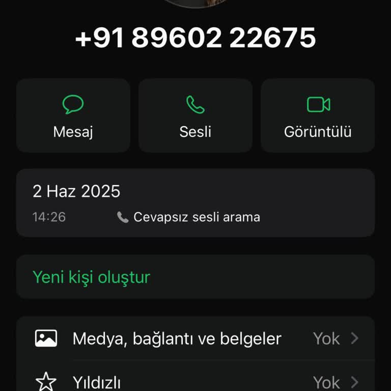 Yabancı Numara Üzerinden Gelen Şüpheli WhatsApp Çağrısı Ve Güvenlik Endişesi