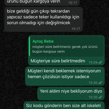 Bebek Arabası Arızası Ve Civil Mağazacılık'tan Yetersiz Çözüm Nedeniyle Mağduriyet