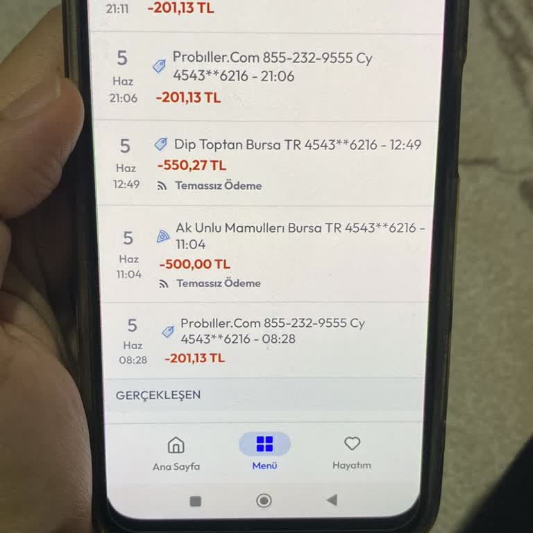Kredi Kartımdan Bilgim Dışında Yabancı Firma Tarafından Para Çekildi