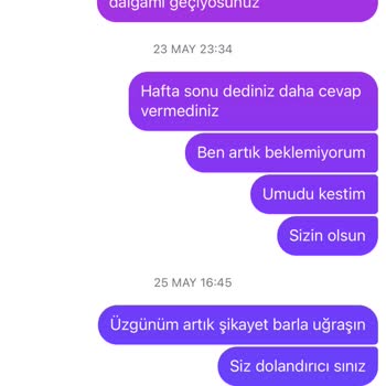 Siparişim 3 Ay Geçmesine Rağmen Teslim Edilmedi, İade Yapılmıyor!