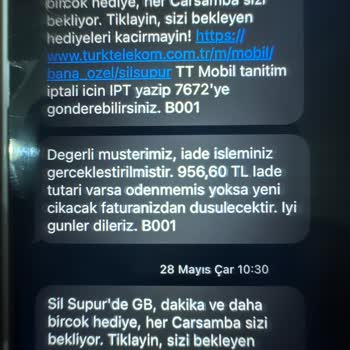 Yanlış İşlem Sonucu Fatura Artışı Ve Hattın Kapanması