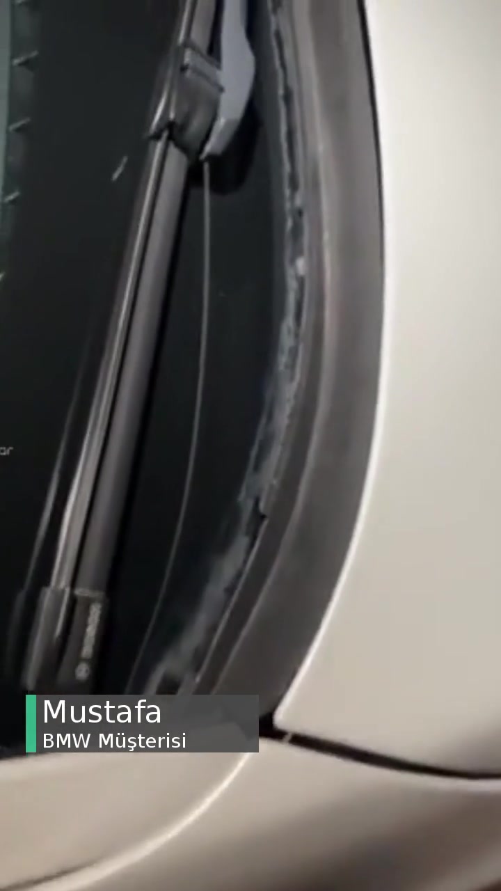 BMW Ön Cam Plastiğinin Kalitesizliği! videonun kapak resmi