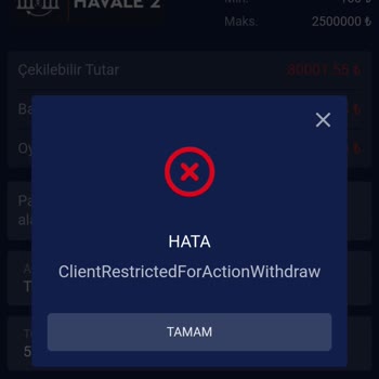 Kazancım Ödenmeden Hesabım Kapatıldı