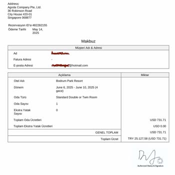 Onaylı Rezervasyona Rağmen Otelde Kapıda Kaldım