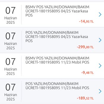 Haksız POS Ücreti Kesintisi İadesini Talep Ediyorum