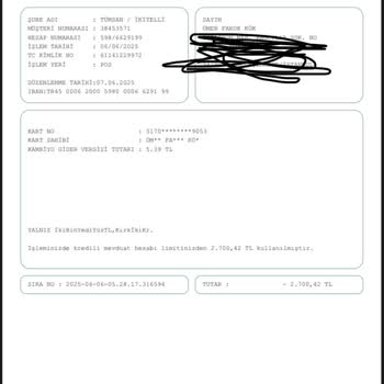 Garanti Bankası'ndan İzinsiz Mail Order İşlemiyle Hesabımdan 8.100 TL Çekildi!