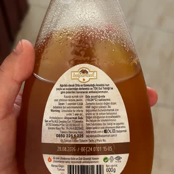 Aldığım Balparmak Balın Kısa Sürede Kristalleşmesi Ve Kalite Endişesi